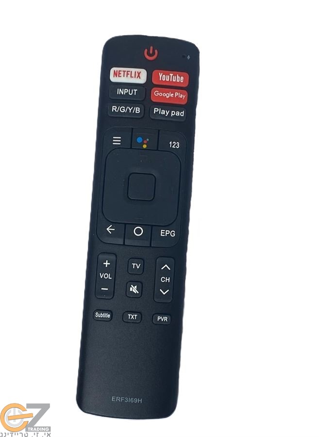 שלט לטלוויזיה HISENSE עם YOUTUBE ו-NETFLIX