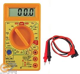 מודד דיגיטלי דגם EGD DT830D אלישע שלט רחוק